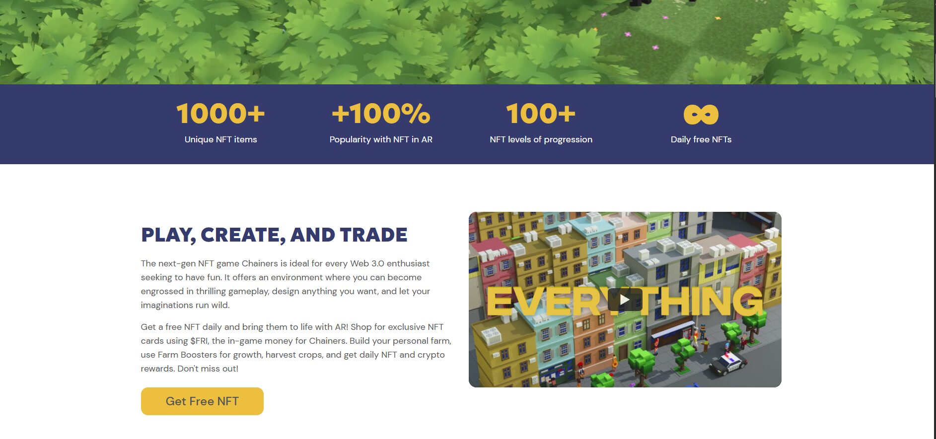 Chainers.io: Redefining Web3 Gaming with NFTs, AR, and Player-Centric Economies 1